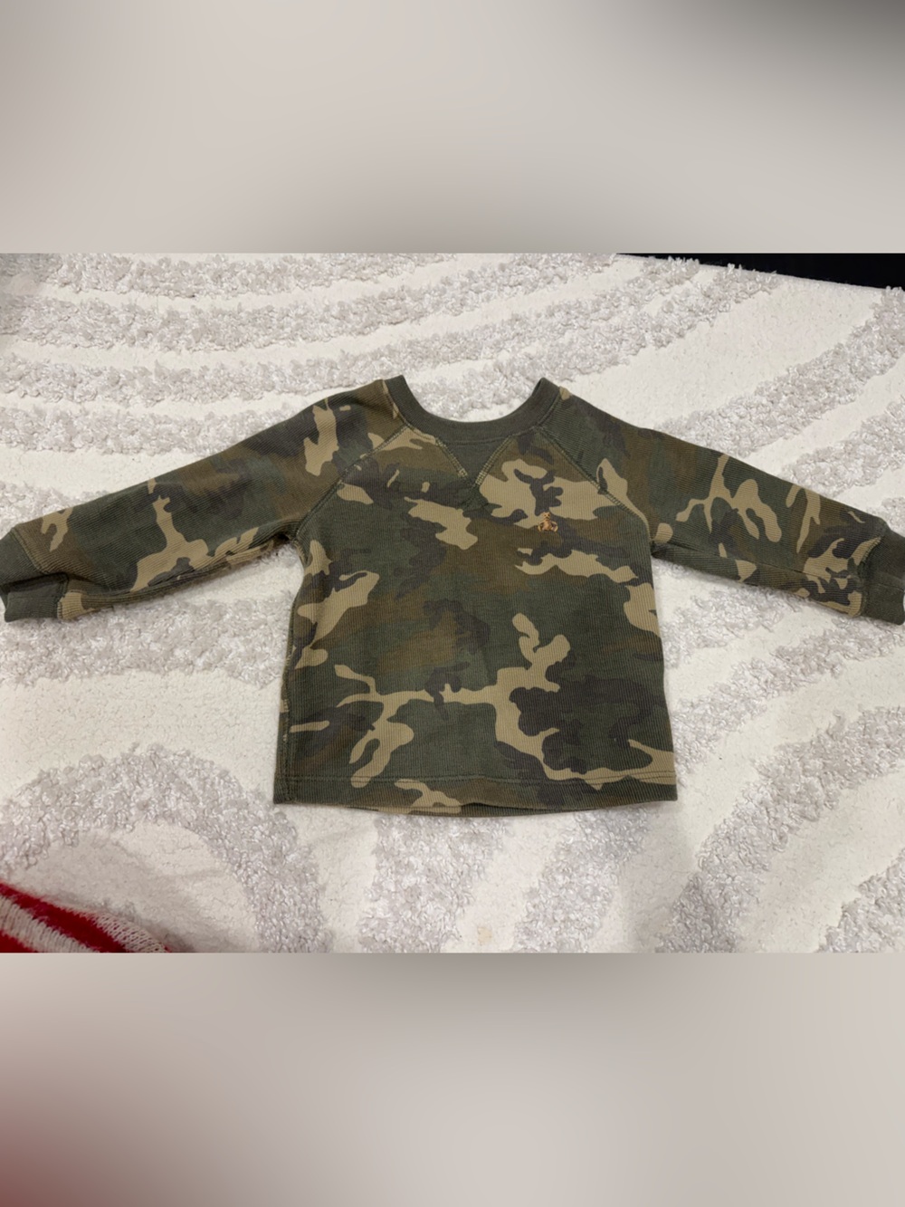 GAP Kids Camouflage Long-Sleeve Tee - Olive Green & Tan